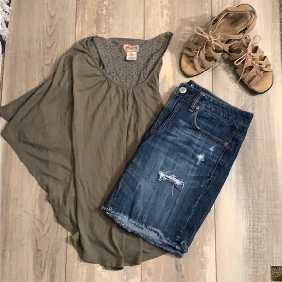 Mudd Tops - Olive Top